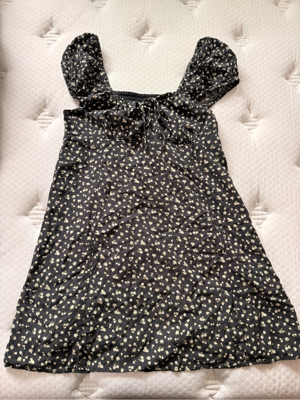 American Eagle Outfitters Mini Dress with Cream Floral Print